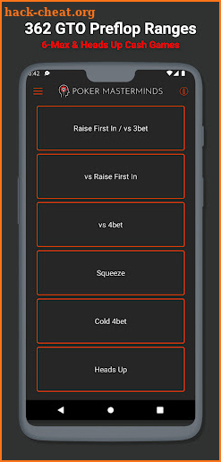 Preflop Advantage Cash Games screenshot