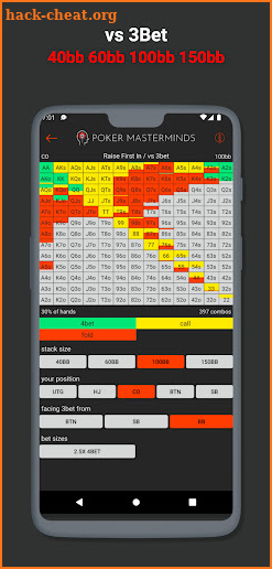 Preflop Advantage Cash Games screenshot