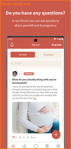 Preglife Connect: Mom friends screenshot