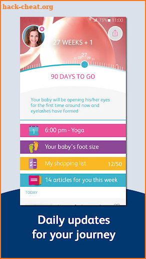 Pregnancy App & Baby Tracker; Week by Week -Bounty screenshot