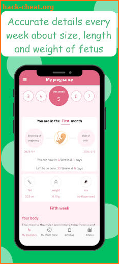 Pregnancy calculator | Tracker screenshot