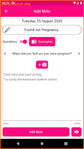 Pregnancy Journal screenshot