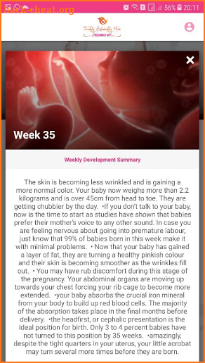 Pregnancy Prayer Guide App screenshot