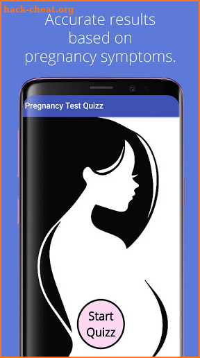 Pregnancy Symptoms Test Quizz screenshot