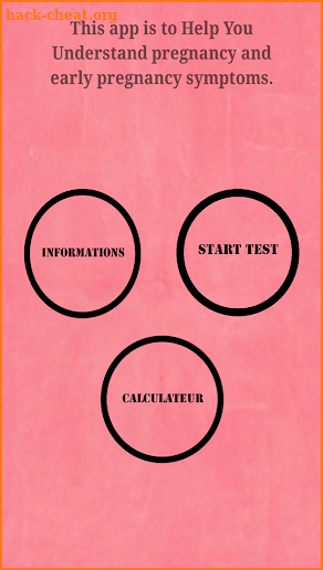 Pregnancy Test with Pregnancy Calculator screenshot