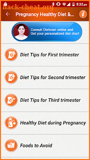 Pregnancy Tips Diet Nutrition screenshot