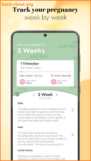 Pregnancy Tracker screenshot