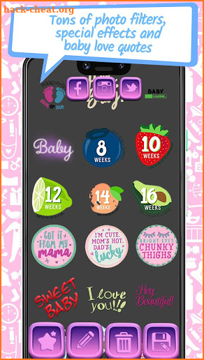 Pregnancy Tracker 🧸 Baby Announcement Maker screenshot