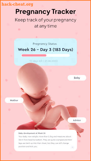 Pregnancy Tracker, Maternity screenshot