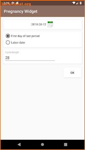 Pregnancy Widget screenshot