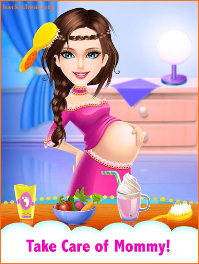 Pregnant Mom And Mommy Twin Baby: Babysitter Games screenshot