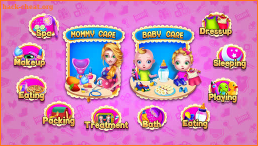 Pregnant Mom And Twin Baby Daycare screenshot