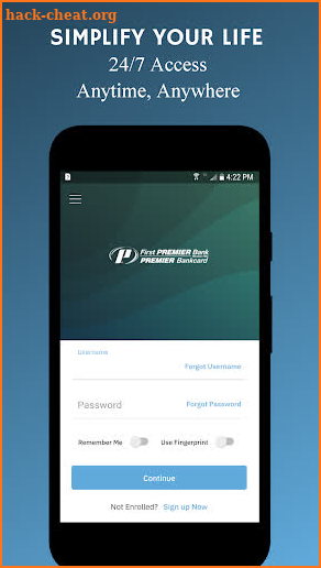 PREMIER Credit Card screenshot