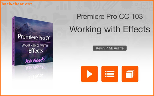 Premiere Pro CC Effects Course screenshot