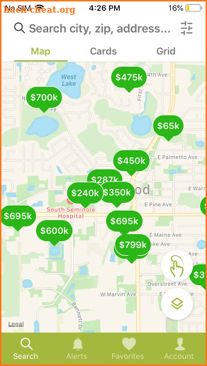 Premium Properties Home Search screenshot