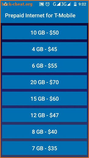 Prepaid Internet for T-Mobile screenshot
