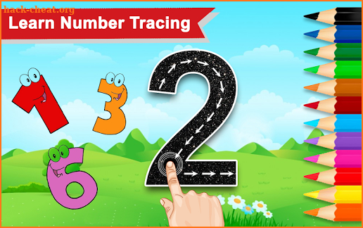 Preschool Kids ABC Tracing & Phonics Learning Game screenshot