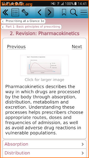 Prescribing at a Glance screenshot