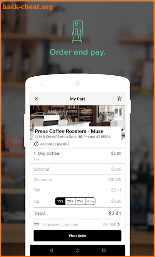 Press Coffee Roasters screenshot