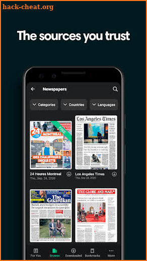 PressReader (preinstalled) screenshot