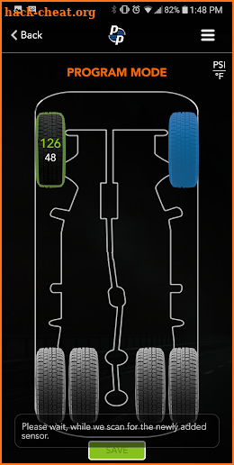 PressurePro TPMS screenshot