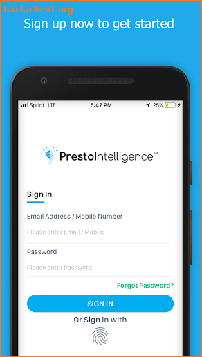 PrestoIntelligence screenshot