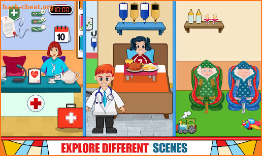 Pretend Hospital Doctor Care Games : My Life Town screenshot