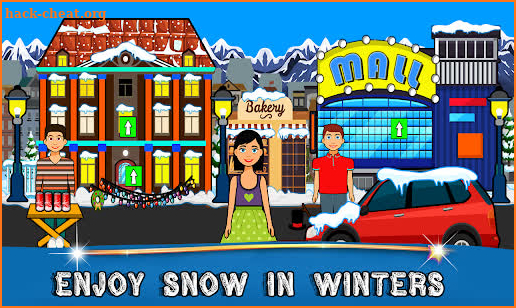 Pretend My City Winter Vacation : Alps Town Life screenshot