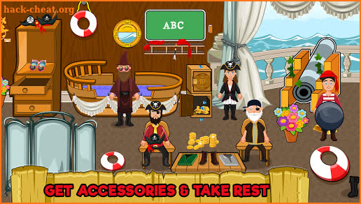 Pretend Pirate Town Life: Explore Sea Treasure screenshot