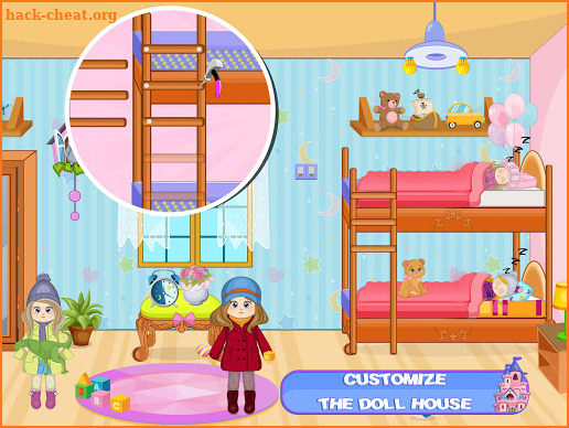 Pretend Play Doll House: Town Family Mansion Fun screenshot