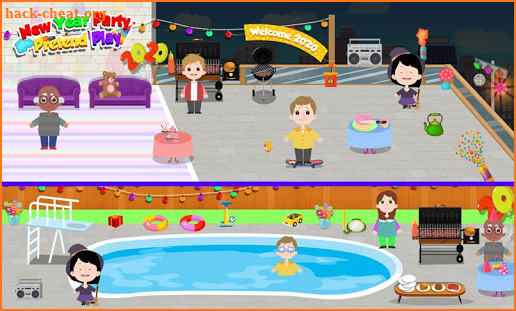 Pretend Play My Home New Year Party 2020 Kids Game screenshot