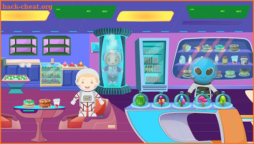 Pretend Play Space Town screenshot