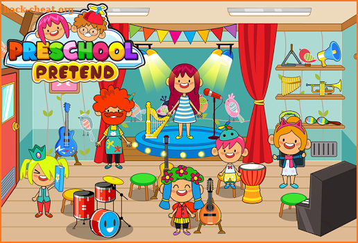 Pretend Preschool - Kids School Learning Games screenshot