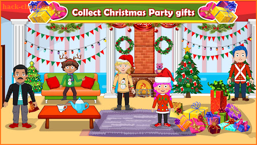 Pretend Town Snow Party screenshot