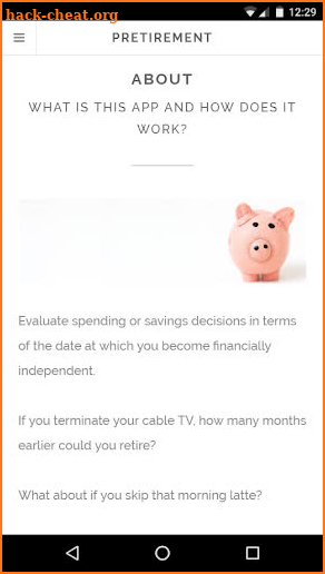 Pretirement: Financial Freedom screenshot