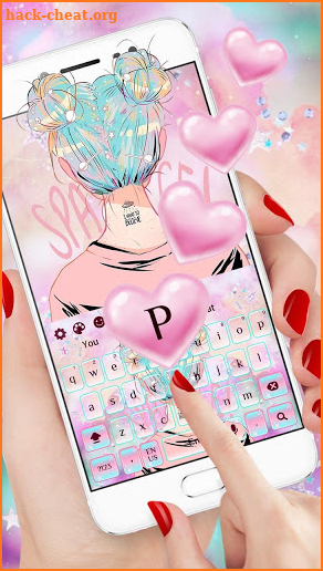 Pretty Girl keyboard screenshot