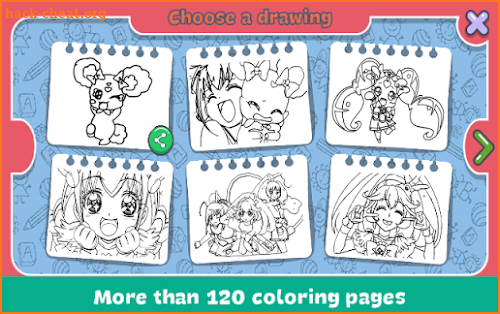 Pretty  Glitterr coloring book Forces screenshot