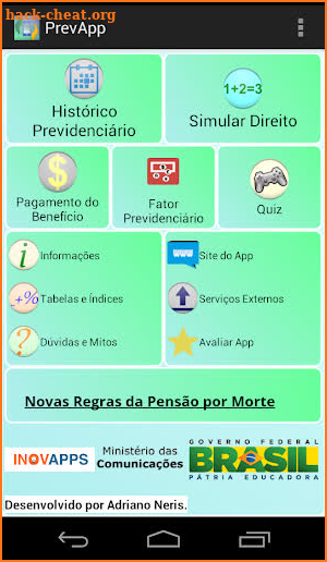 PrevApp - Simulador INSS screenshot
