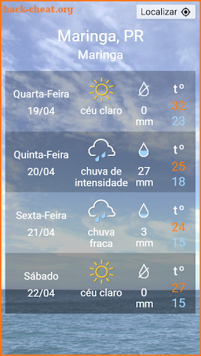 Previsão do Tempo screenshot