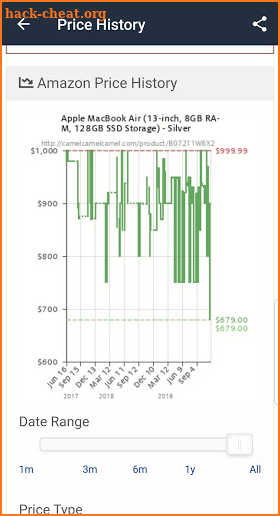 Price Watch for Amazon screenshot