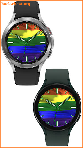 Pride Flag Watch Face screenshot