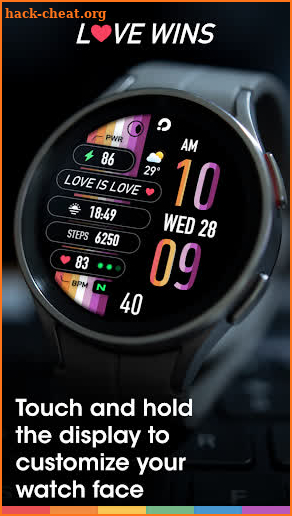 PRIDE RAINBOW Watch Face screenshot