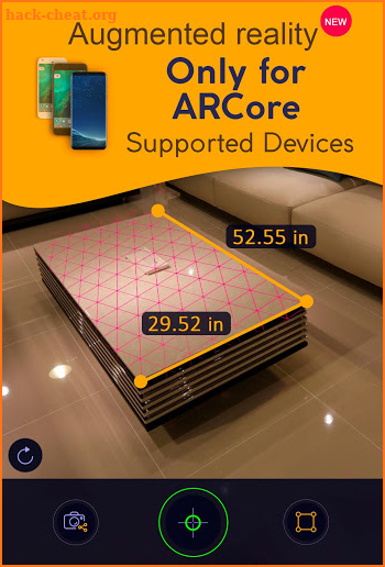 Prime Ruler - length measurement by camera, screen screenshot