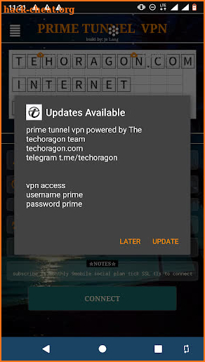 Prime Tunnel VPN - Free SSH/HTTP/SSL VPN screenshot