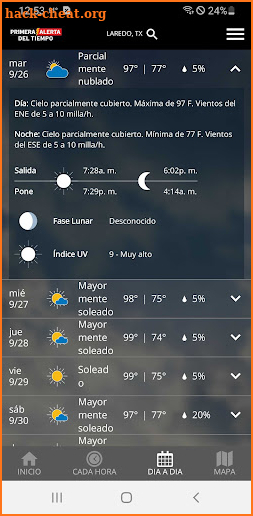 Primera Alerta del Tiempo screenshot