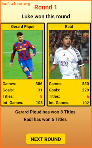 Primera División Top Trumps screenshot