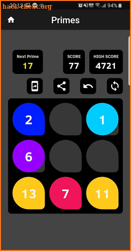 Primes screenshot