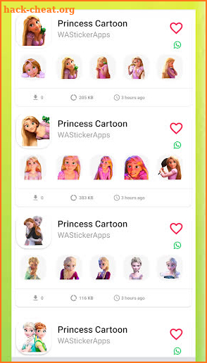 Princess Animated Stickers screenshot