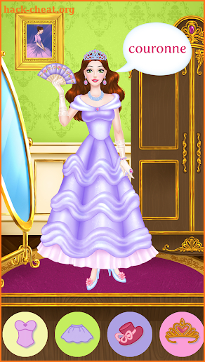 Princess Ball: Kids language learning app (French) screenshot