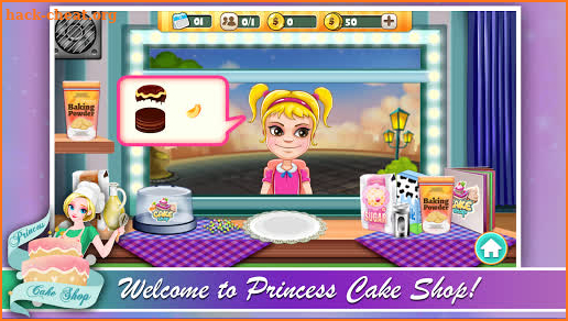 Princess cakes shop : Anna cooking Game screenshot